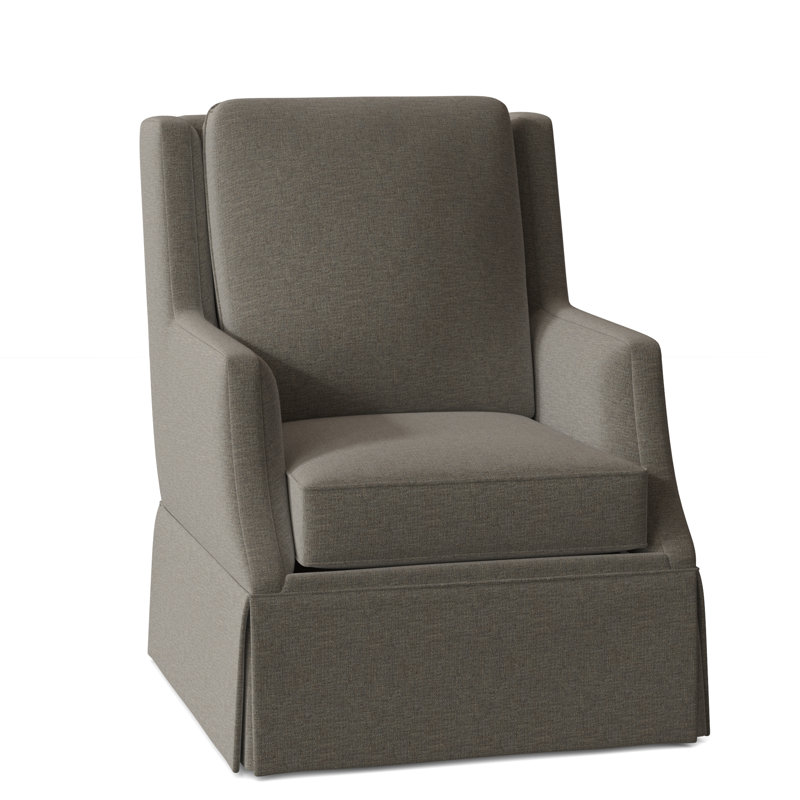 Savannah Skirted Swivel Glider, 3152 Putty
