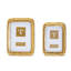 Set Of 2 Gold Leaf Photo Frame