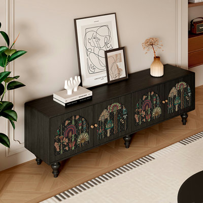 Walnut Wood TV Stand