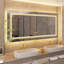 Ashawnti LED Illuminated Bathroom Mirror with Fog-Free Touch Sensor-1938366085