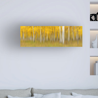 «Autumn Dream» par Mei Xu - reproduction de photo panoramique sur toile tendue