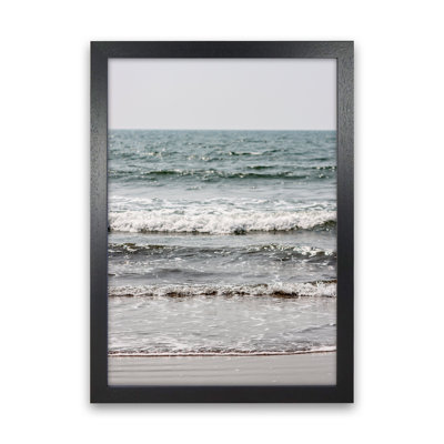 Blue Beach Waves 1 Piece Wall Art