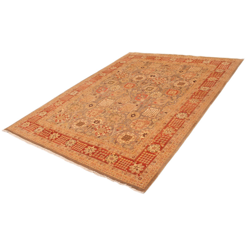 Tapis unique en laine nouvel âge 10 pi x 13 pi 3 po Mudi