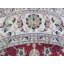 Tapis rond rouge nain à la main 8 pi 3 po x 8 pi 3 po G14762