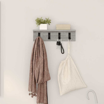 Wall-Mounted Coat Rack 40 X 10.5 X 10.5 Cm