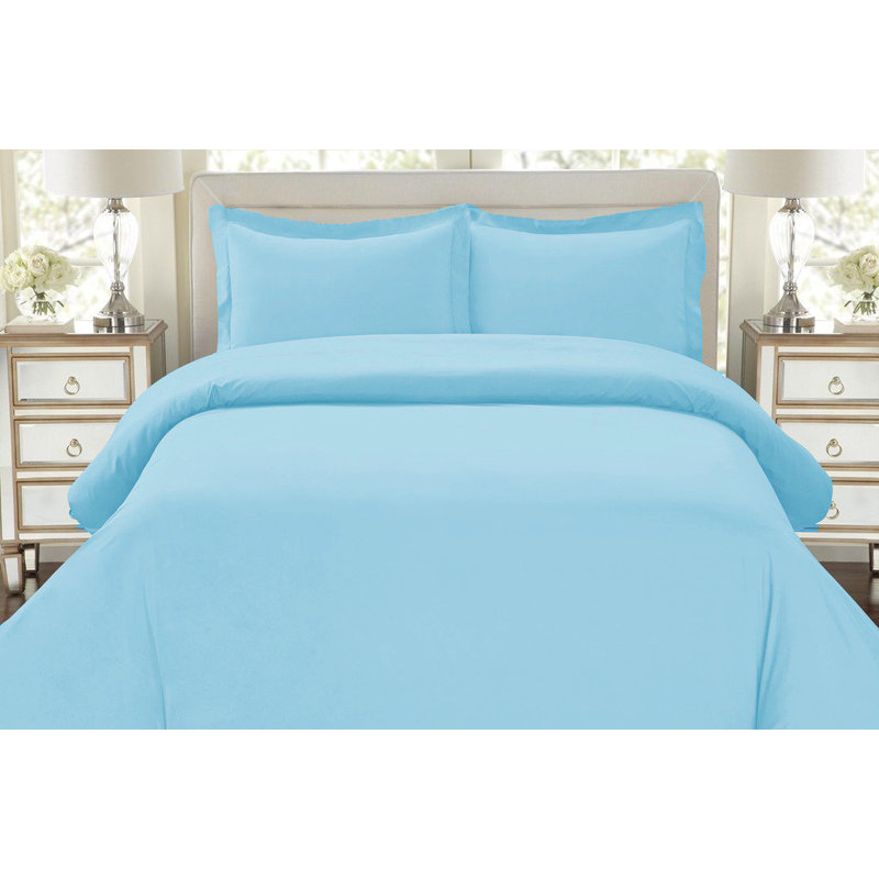 Ensemble de housse de couette, Double / grand, Aqua
