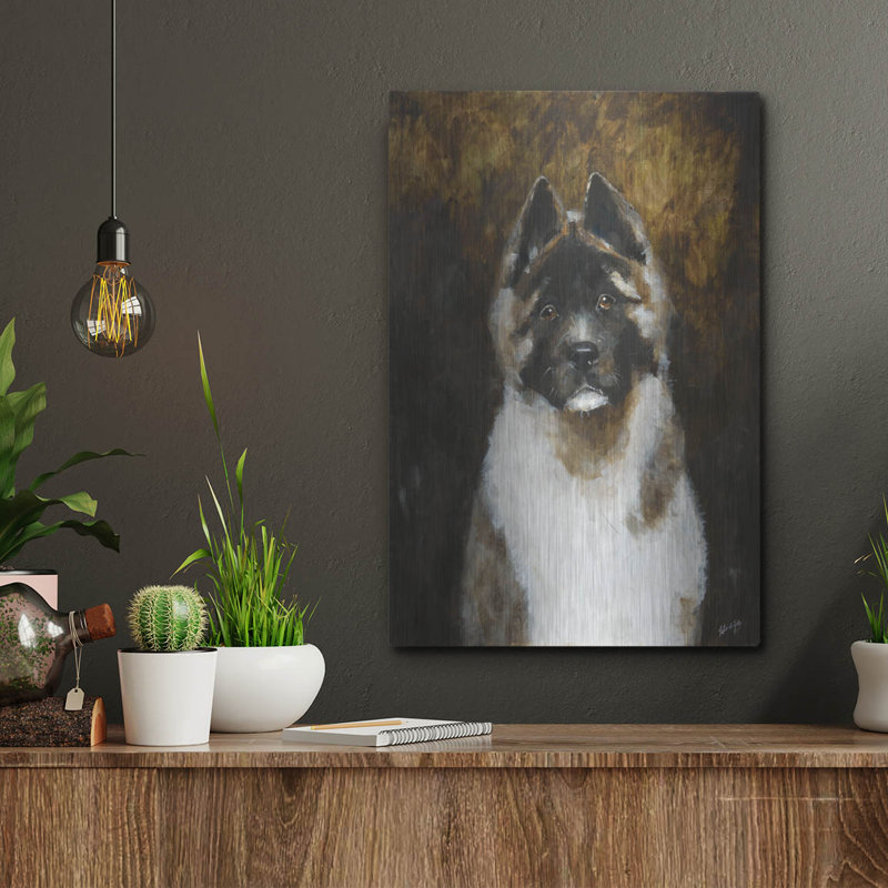«American Akita» par Solveiga, H 16 po x l 12 po