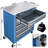 5-Drawer Tool Chest, Rolling Tool Chest with Wheels, Foot Pads&Locking System,Mobile Storage Tool Cabinet