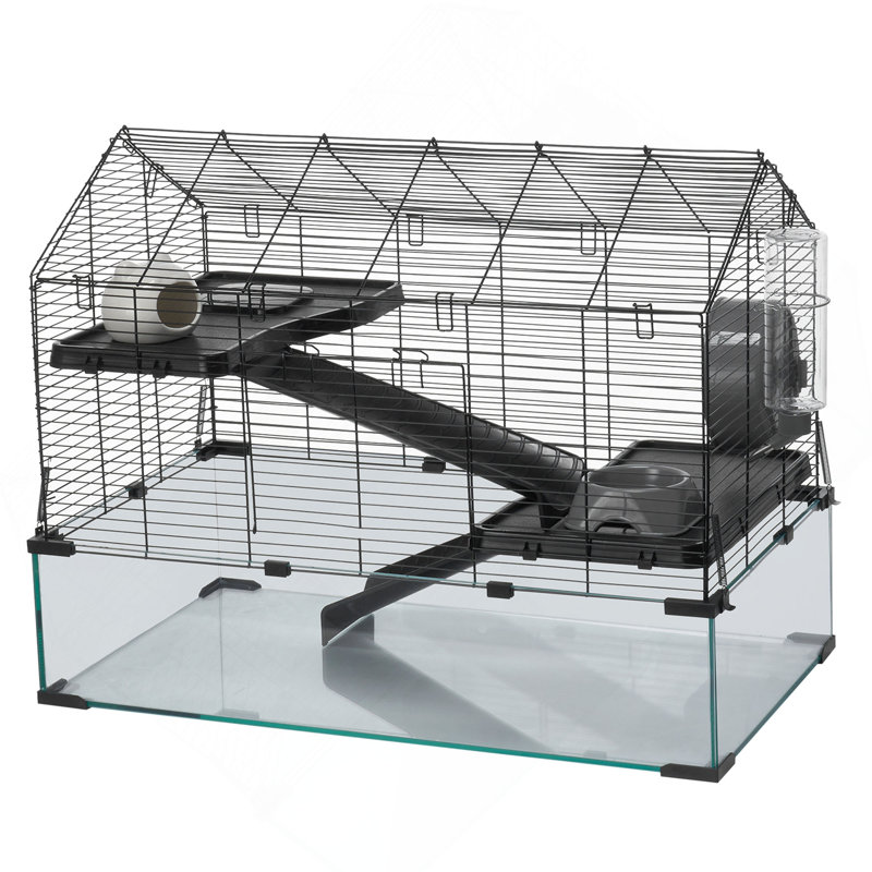 Maison pour petits animaux en cage, H 10,63 po x l 33,07 po x P 20,87 po