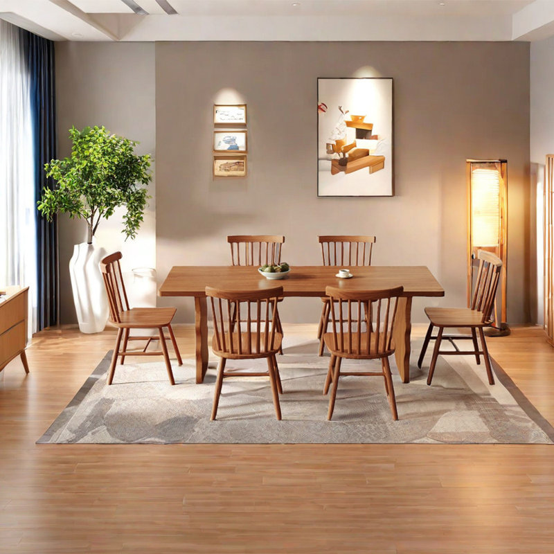 Rectangular Dining Set, 29.53"H x 70.87"L x 31.5"W