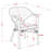 Rametanty Premium All-Weather Wicker Outdoor Dining Armchair-1006610828-998257582