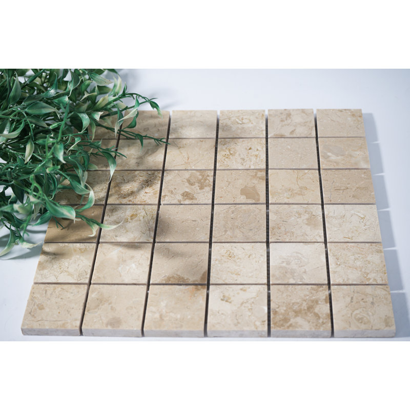 12" x 12" Natural Stone Mosaic Wall & Floor Use Tile