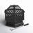 Areej 26'' W Hex-Shaped Steel Fire Pit