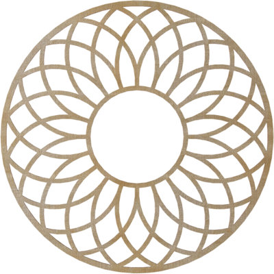 Médaillon de plafond en bois ajouré Cannes