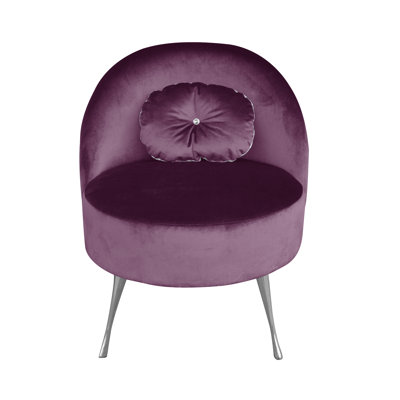 Glamour Velvet Accent Chair