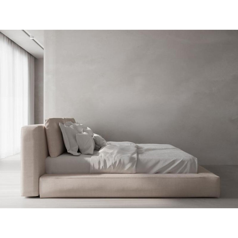 Kanan Bed, Queen, Nevis Ivory