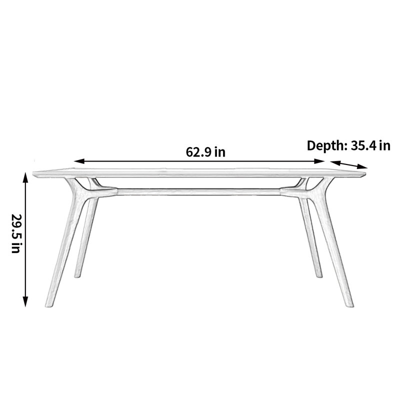 Eliyohu, 29.5"H x 62.9"L x 35.4"W