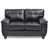 Black Faux Leather