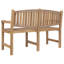 Tapscott Solid Teak Wood With Waterbase Finish Outdoor Bench-1874353980