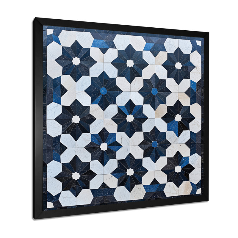 Motifs de l'Islam à Marrakech, art mural paysage de l'Islam, Reproduction encadrée d'une seule photo sans pass, Noir