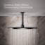 Tête de douche contemporaine à fonction unique de 14 po, 2,5 gallons par minute