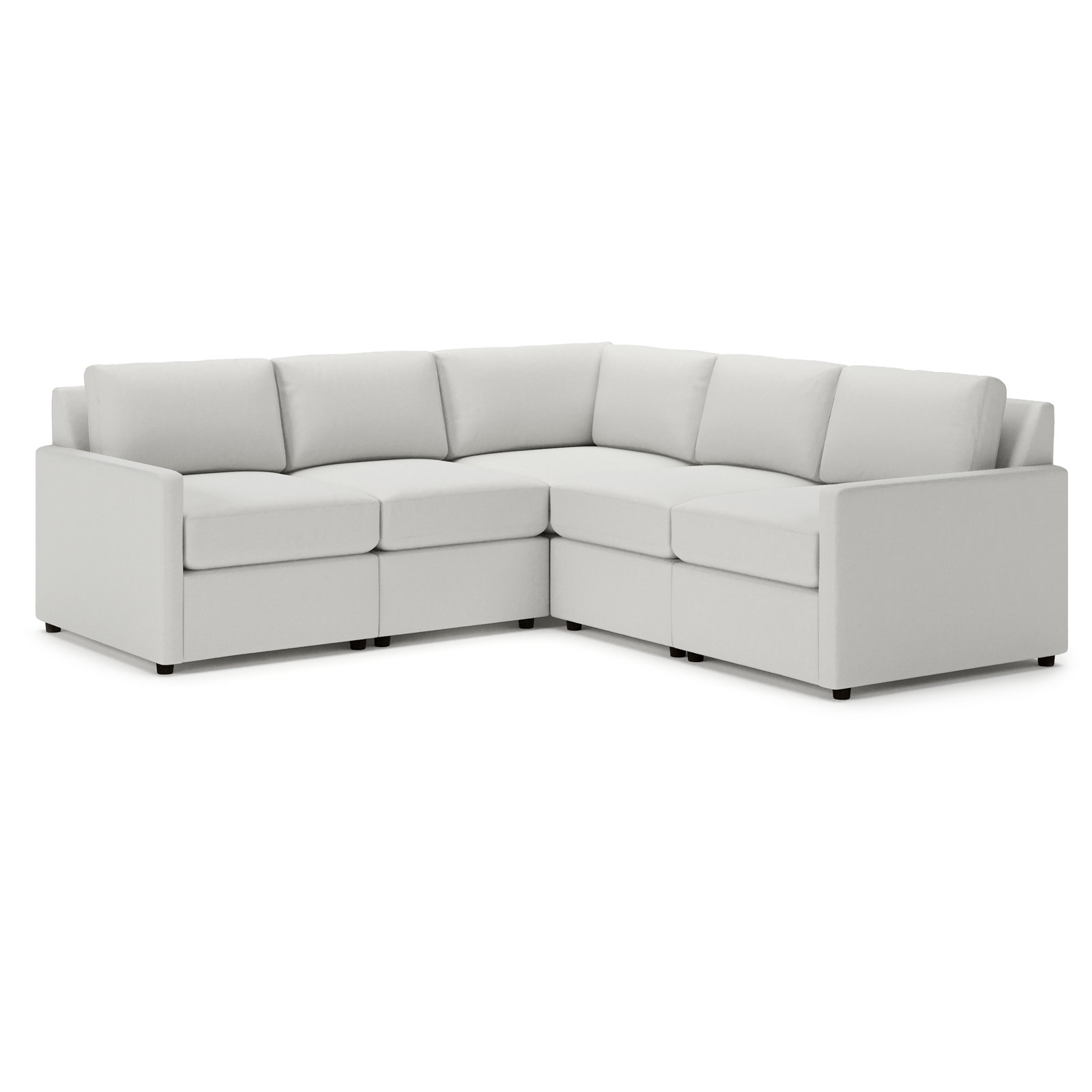 Damari Sectional, Macarena Beige Basketweave