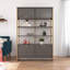Bibliothèque standard en acier H 71,94 "x l 47,63"