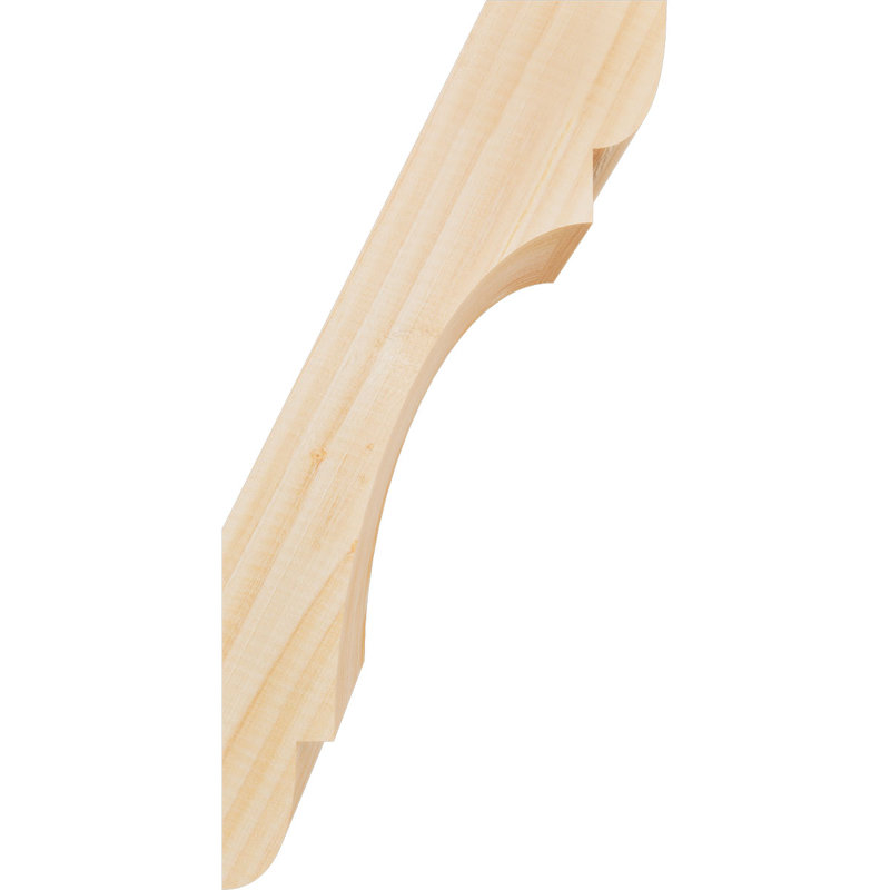 Attelle de genou olympique, Sapin de Douglas, Attelle lisse, H 16 po x l 5,5 po x P 8 po