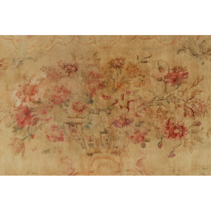 Hand Knotted Wool Floral Area Rug