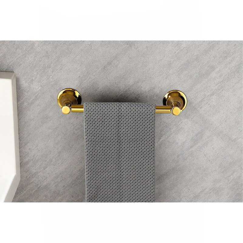 Ensemble de porte-serviettes 6 pièces en laiton, Doré