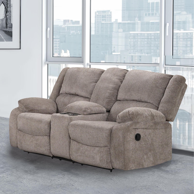 Ryong Upholstered 77.9'' Reclining Loveseat
