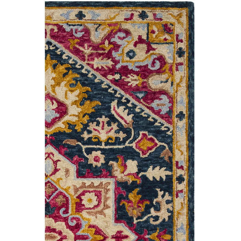 Posner Hand Tufted Wool Oriental Rug, Rectangle 2'3" x 5'