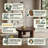 35.5" Modern Dark Brown Wood Round Coffee Table 3-Legs Pedestal For Living Room&Bedroom-91755934