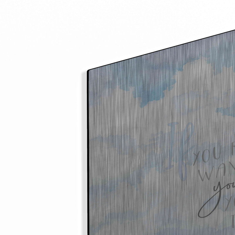 «Chase Your Dreams» par Cindy Jacobs, art mural en métal, H 12 po x l 16 po