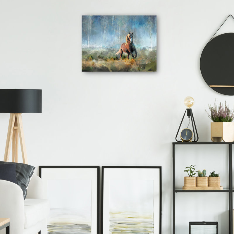 «Run Free Free» par Studio Arts, reproduction d'art sur toile, Toile tendue, H 27 po x l 36 po x P 1,5 po
