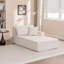 Chaise longue avec accoudoirs et canapé-lit rembourré sans assemblage, fauteuil surdimensionné dans une boîte-1453882020