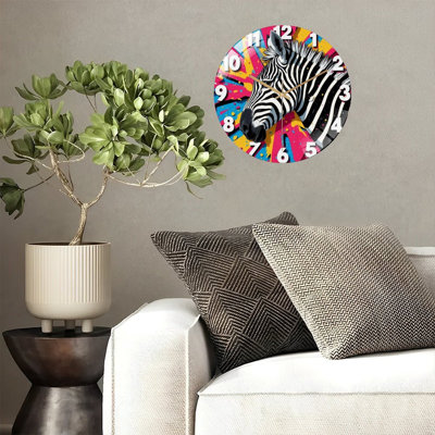 Horloge murale Zebra