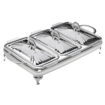 Queen Anne Rectangle Glass Casserole