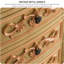 Buffet décoratif rétro en bois sculpté-111690599