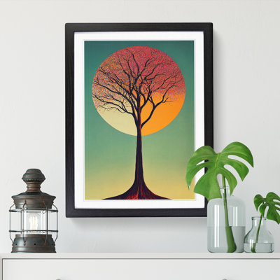 Contemporary Tree Vol.1 1 Piece Single Picture Frame Wall Art