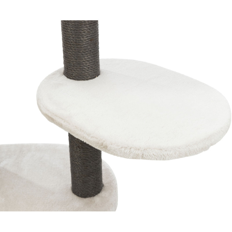 TRIXIE Moriles 39" Cat Tree with Sisal Scratching Posts, Plush Covered Condo, Hammock, Platforms, Dangling Cat Toy