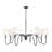 Parham Matte Black 8 Light Chandelier-123223135