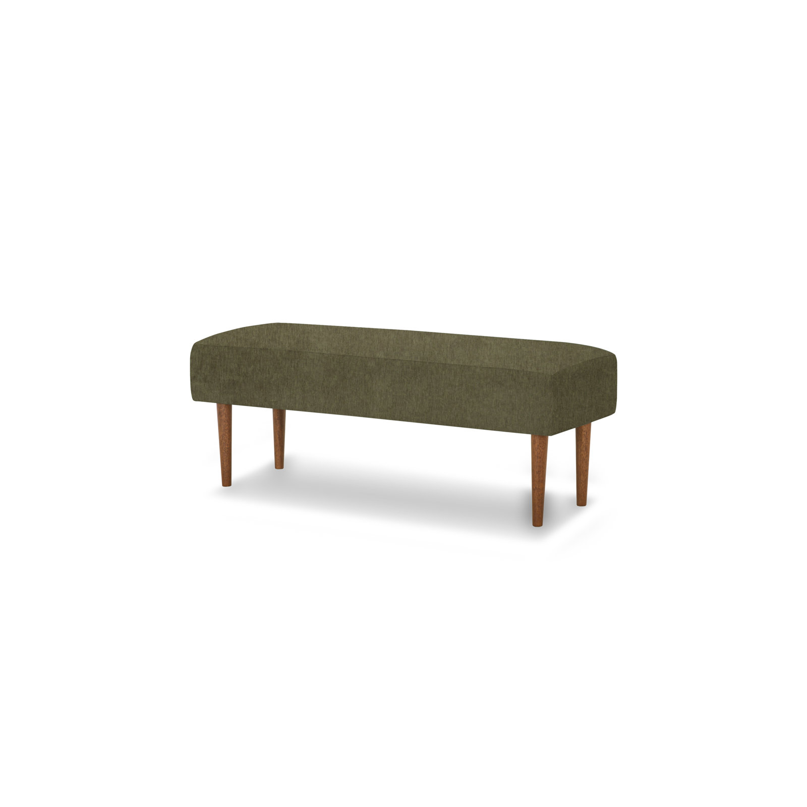 Nalaya Bench, Olive Green Performance Chenille