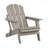 Oversize Embossed Wooden Outdoor Folding Chair With Pre-Assembled Backrest & Seatboard, Wood Patio Chair For Garden Backyard Porch Pool Deck Firepit