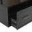 Wooden Hall Tree With 3 Drawers And 8 Hooks-573277444