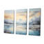 Glacier Sunrise In Alaska I - ensemble d'art sur toile Glacier-107772789-107772787