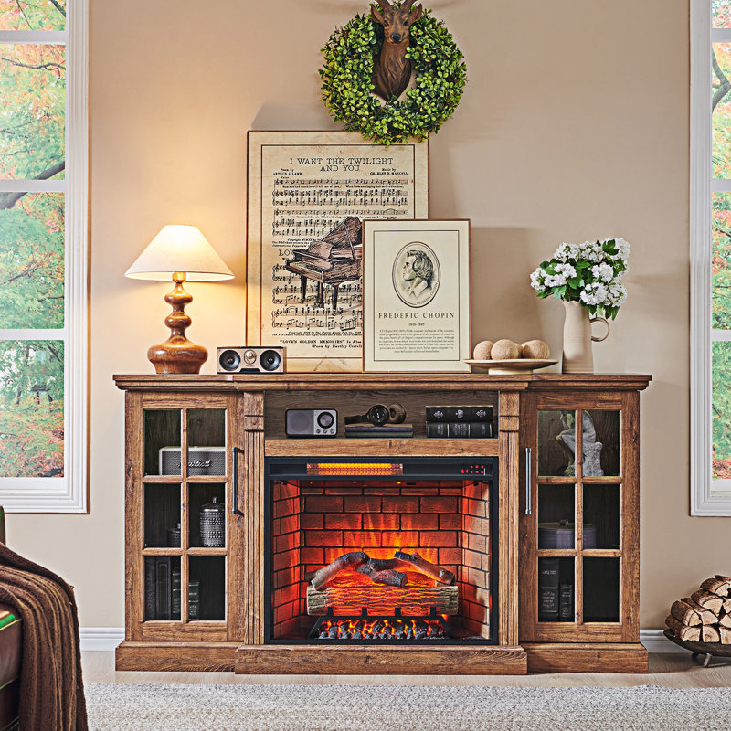 TV Stand With Electric Fireplace