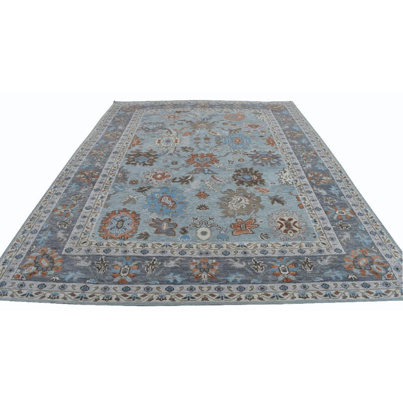 Tapis intérieur / extérieur rectangulaire en laine 10 pi x 14 pi
