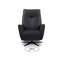 Luxor Genuine Leather Swivel Electric Recliner-1024017620