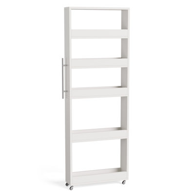 5 -Tier Utility Cart with Wheels for Narrow Spaces
